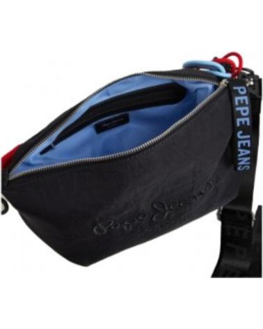 BOLSA TIRACOLO PEPE JEANS LYDIA PRETA NEGRO