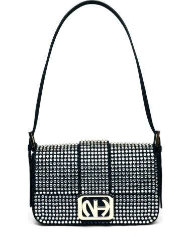 BOLSA DE OMBRO NOA HARMON COSMO PRATEADO PLATEADO