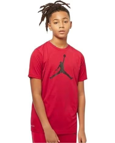 JORDAN CAMISETA JUMPMAN LOGO ROJO 954293-R78 NINO NINA CLARO
