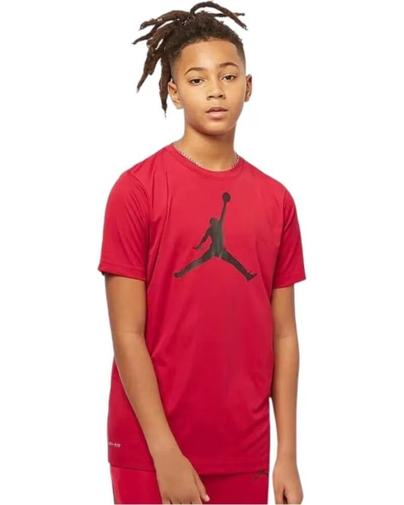JORDAN CAMISETA JUMPMAN LOGO ROJO 954293-R78 NINO NINA CLARO
