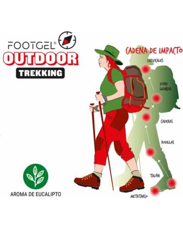 FOOTGEL PLANTILLAS GEL OUTDOOR AROMA EUCALIPTO NEGRO