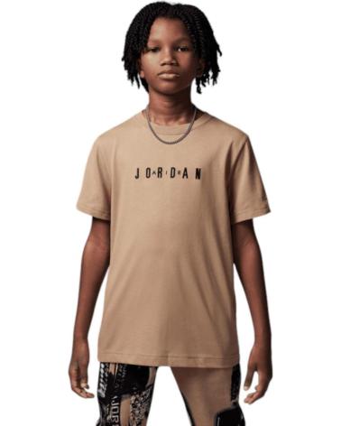 T-SHIRT JORDAN EMBROIDERED JEUNE MARRON 95D634-J34 MARRóN
