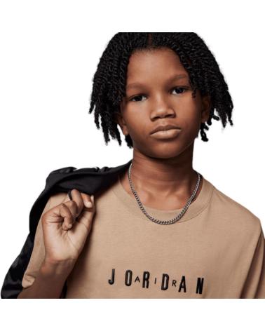 T-SHIRT JORDAN EMBROIDERED JEUNE MARRON 95D634-J34 MARRóN