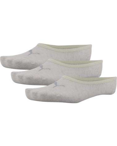 PUMA CALCETINES FOOTIE PACK 3 UNIDADES AVENA SOCKS 171002001-014 BEIGE