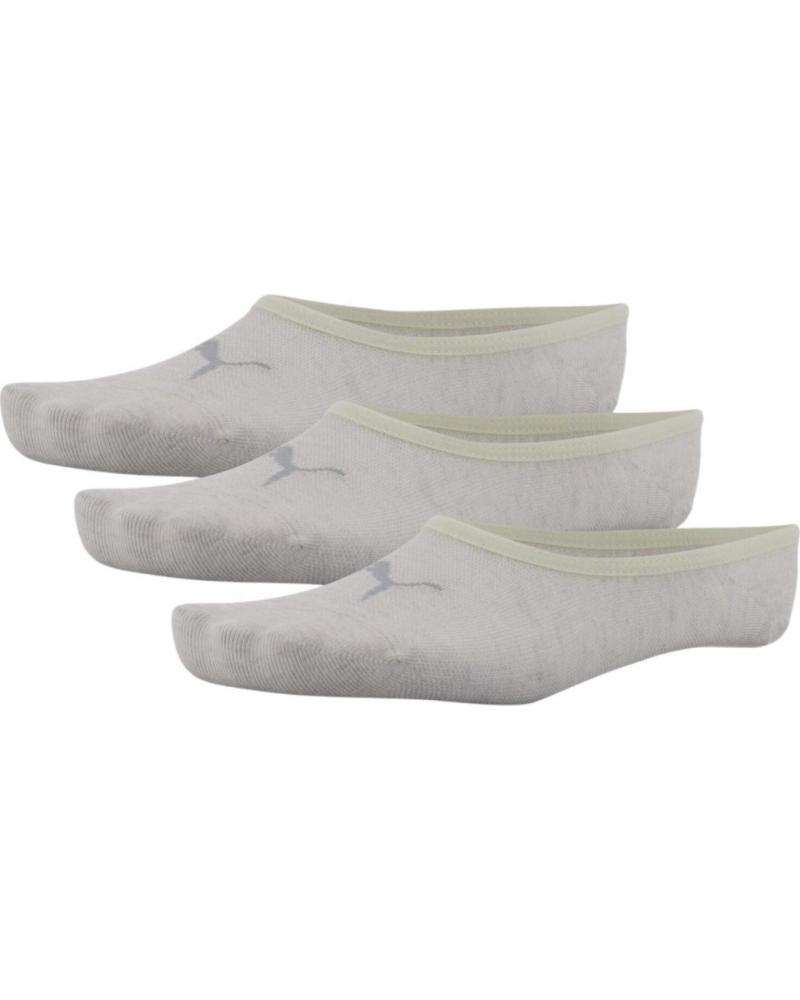PUMA CALCETINES FOOTIE PACK 3 UNIDADES AVENA SOCKS 171002001-014 BEIGE
