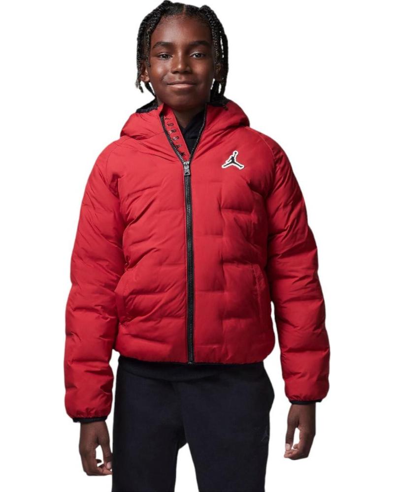 JORDAN CHAQUETON JDN WELDED PUFFER 95D194-R78 JACKET NINO JUNI ROJO