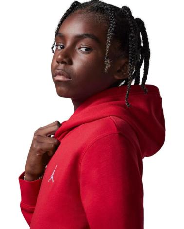 JORDAN SUDADERA MJ BROOKLYN FLEECE PO 95D232-R78 SUDADERA NINO ROJO
