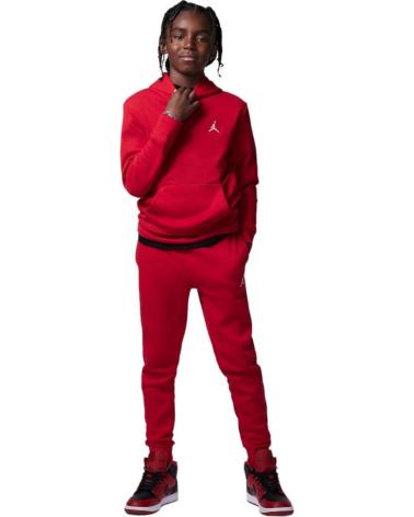 JORDAN SUDADERA MJ BROOKLYN FLEECE PO 95D232-R78 SUDADERA NINO ROJO