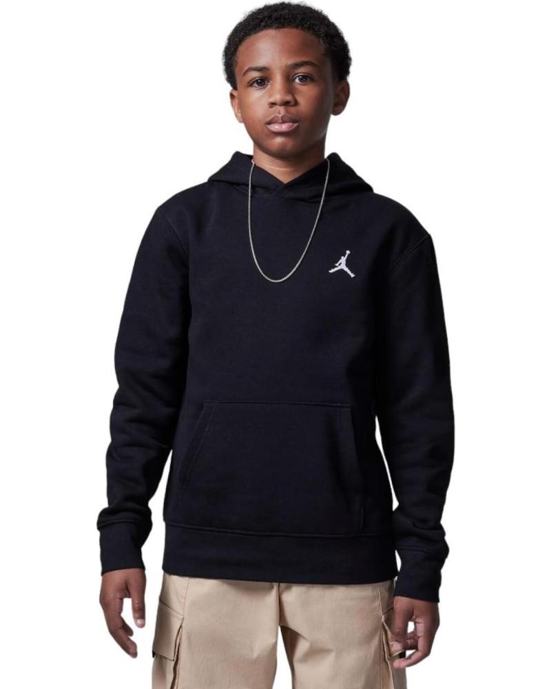 SUDADERA CON CAPUCHA JORDAN MJ BROOKLYN FLEECE PO NEGRA 95D232-023 NEGRO
