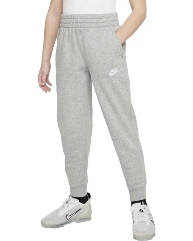 NIKE PANTALONES B NSW CLUB FT JOGGER LBF FD3019-063 PANT GRIS