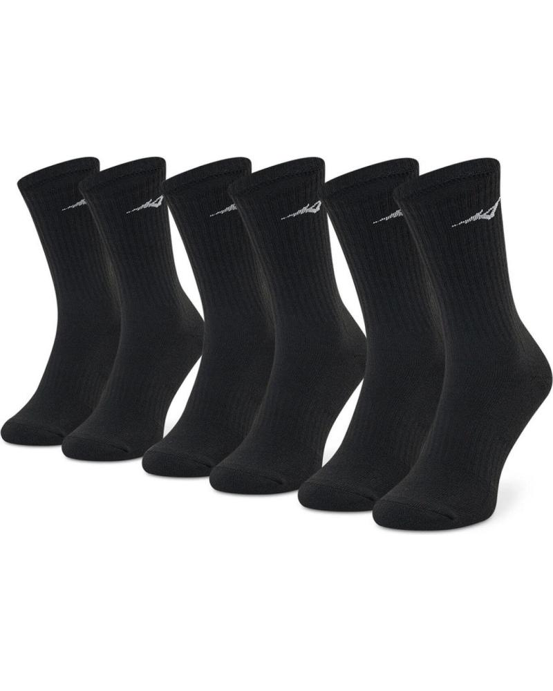 MIZUNO CALCETINES TRAINNIG 3 PARES 32GX2505-09 RUNNING SOCKS NEGRO