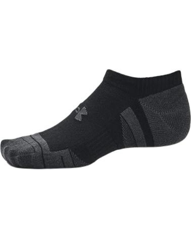 CALZE UNDER ARMOUR PERFORMANCE TECH CONFEZIONE DA 3 PAIA NERE 1379503-001 NEGRO