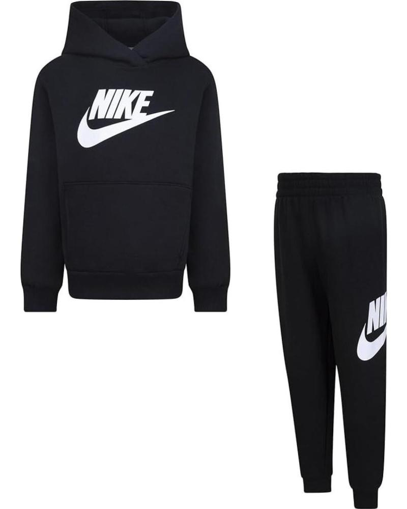 NIKE CHANDAL CLUB FLEECE SET TRACKSUIT 86L135-023 NEGRO