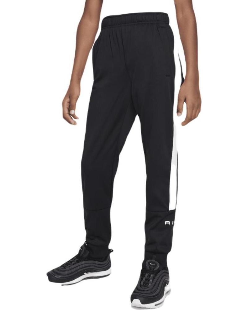 NIKE NIKE PANTALONES B NSW N AIR PK JOGGER CON BLANCO FV3666-011 NEGRO