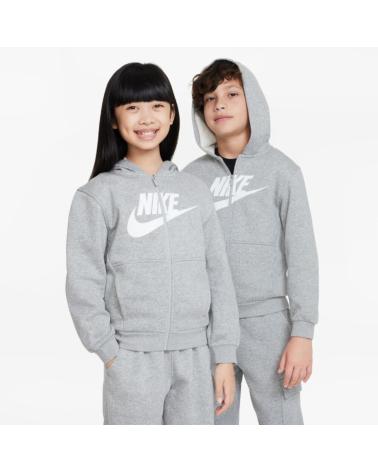 Accueil-NIKE-SUDADERA-K-NSW-CLUB-FLC-HD-FZ-LS-HOODIE-FD2990-063-GRIS