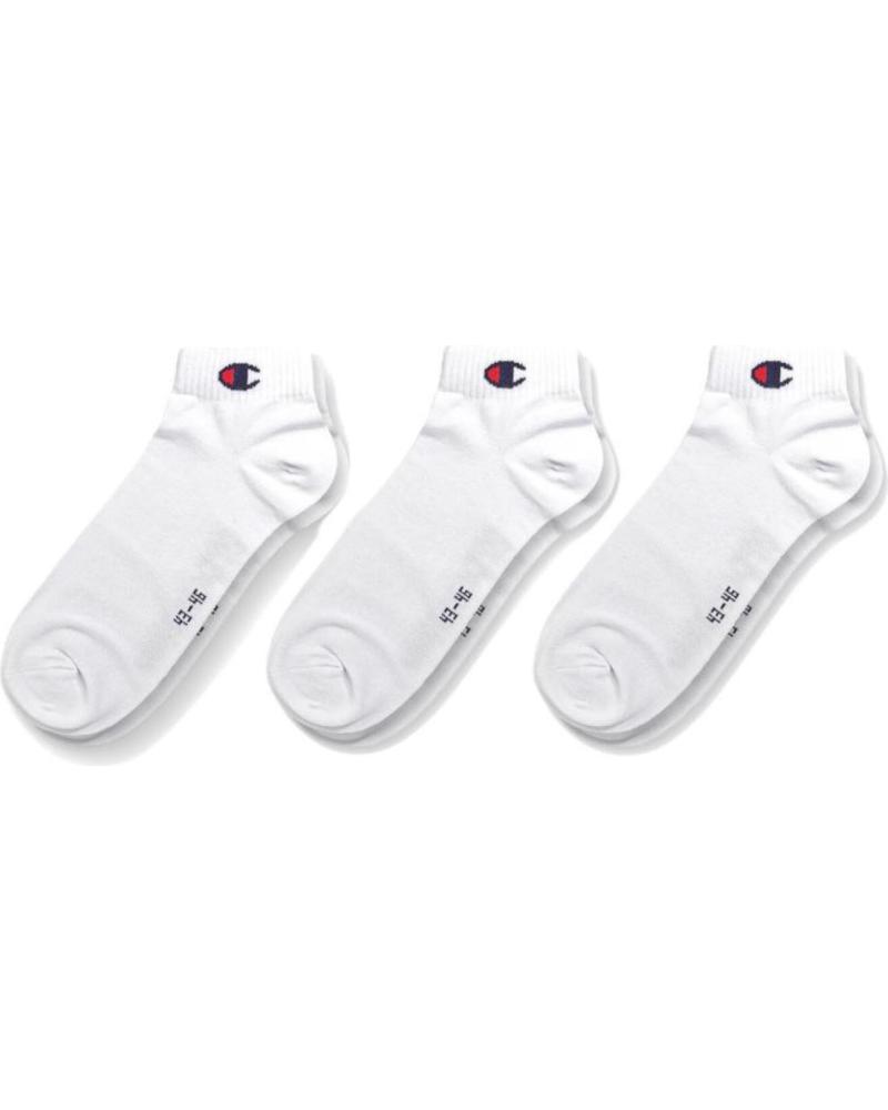 CHAMPION CALCETINES AUT ATHL QUARTER 3-PAR BLANCAS U20099-WW001 CLARO