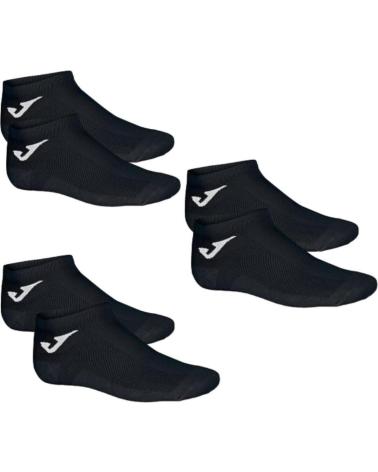CONFEZIONE 3 PAIA CALZINI INVISIBILI JOMA 400781-100 NERI NEGRO