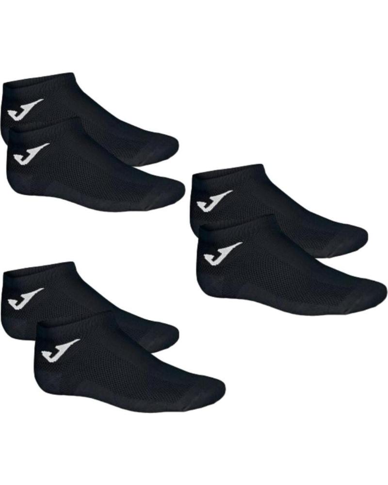 CONFEZIONE 3 PAIA CALZINI INVISIBILI JOMA 400781-100 NERI NEGRO