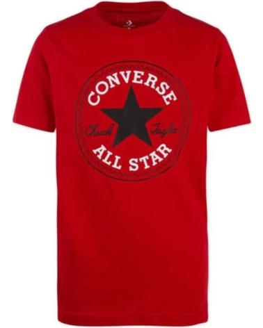 CONVERSE CAMISETA CHUCK PATH ROJA TEE T SHIRT 966500-R4U GRIS