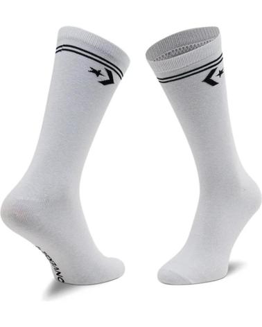 CALZINI CONVERSE CONFEZIONE DA 2 PAIA BIANCHI E1025W BLANCO