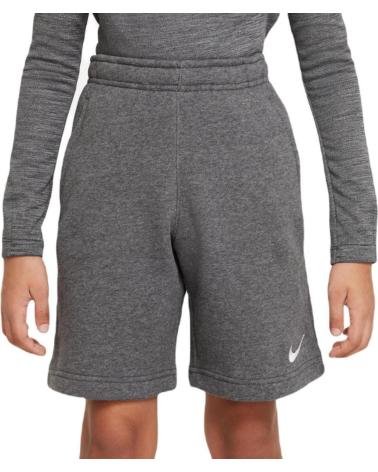 PANTALONCINI NIKE B PARK20 FLEECED CW6932-071 GRIGIO GRIS
