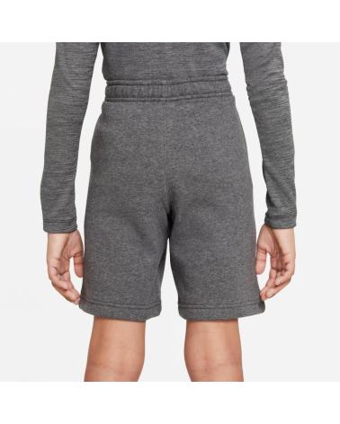 PANTALONCINI NIKE B PARK20 FLEECED CW6932-071 GRIGIO GRIS