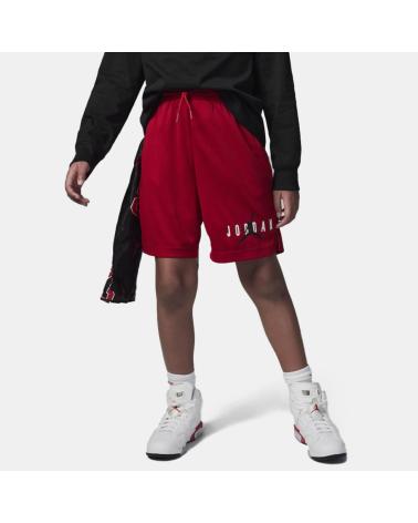 NIKE JORDAN JDB ESSENTIALS GRAPHIC MESH SHORTS ROSSI 95C186-R78 ROJO