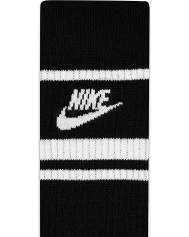 CALZINI NIKE U NSW EVERYDAY ESSENTIALS - CONFEZIONE 3 PAIA NERI DX5089-010 NEGRO