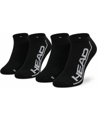 HEAD PERFORMANCE QUARTER SOCKS 2-PAIR PACK BLACK - MODEL 791019001-001 MULTICOLOR
