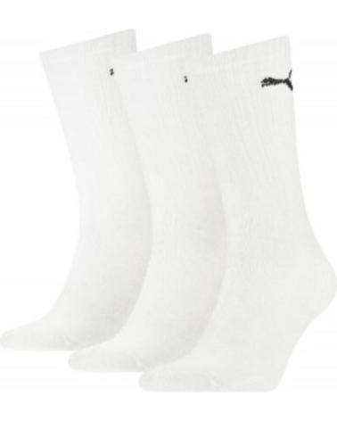 PUMA CALCETINES CREW REGULAR LIGHT BLANCOS - PACK DE 3 UNIDADES (REF. 100000945-002) WHITE