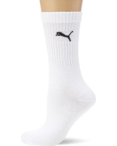 CALZINI PUMA CREW REGULAR LIGHT BIANCHI - CONFEZIONE DA 3 PAIA (RIF. 100000945-002) WHITE