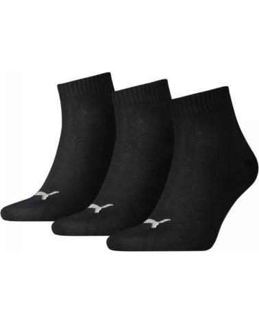 PUMA QUARTER PLAIN PRETO - PACK DE 3 MEIAS DESPORTIVAS (REF. 701230337-200) NEGRO