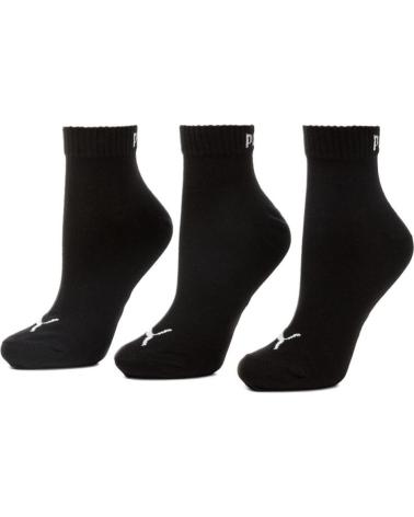 PUMA QUARTER PLAIN PRETO - PACK DE 3 MEIAS DESPORTIVAS (REF. 701230337-200) NEGRO