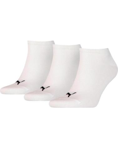PUMA 3-PACK WHITE INVISIBLE SHORT SOCKS 300
