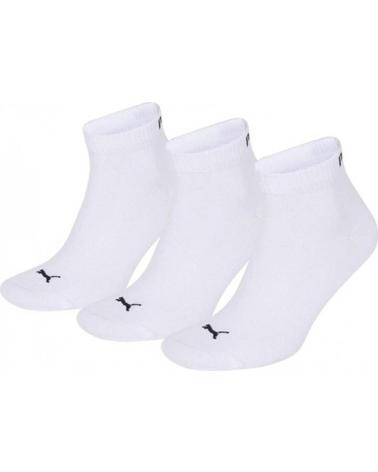 PUMA CALCETINES QUARTER PLAIN PACK-3 UNDS BLANCAS SOCKS 271080001 CLARO