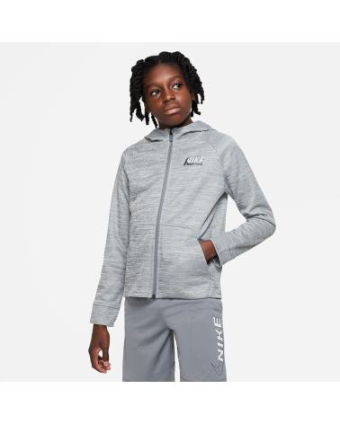 FELPA CON CAPPUCCIO NIKE THERMA-FIT FZ GFX1 DQ9025-091 GRIGIO GRIS