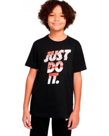 T-SHIRT NIKE SPORTSWEAR CORE BRANDMARK 1 DO1822-010 NERA NEGRO