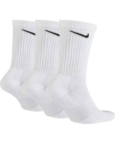 PACK 3 PARES CALCETINES NIKE EVERYDAY LIGHTWEIGHT SX7676-100 BLANCOS CLARO