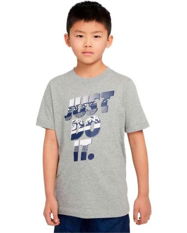 T-SHIRT NIKE U NSW TEE CORE BRANDMARK 1 TEE DO1822-063 GRIGIO GRIS