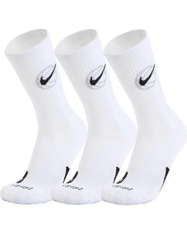 NIKE CREW EVERYDAY BBALL SOCKEN (3 PAAR) DA2123-100 WEISS BLANCO