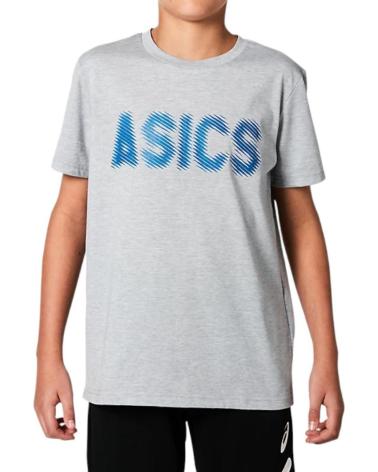 CAMISETA ASICS GPX SS TEE 2034A081-020 GRIS PARA NIÑO GRIS