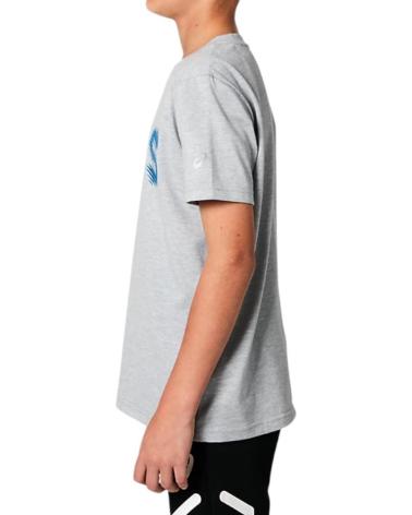 ASICS GPX SS TEE T-SHIRT 2034A081-020 GREY FOR BOYS GRIS