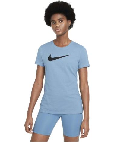 CAMISETA DE MANGA CORTA CELESTE DE ALGODÓN NIKE