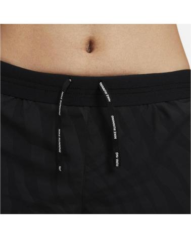 NIKE BLACK RUNNING SHORTS WITH BLUE DETAIL