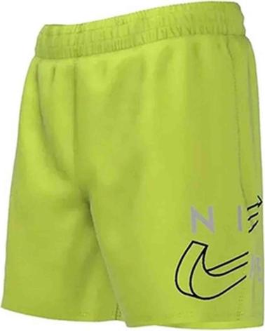 NIKE BADESHORTS GRÜN SPLIT LOGO