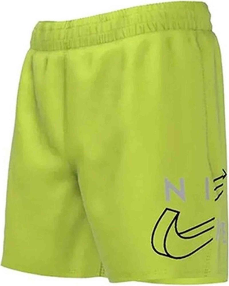NIKE BADESHORTS GRÜN SPLIT LOGO