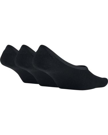 CALCETINES INVISIBLES NIKE FOOTIE NEGROS - PACK DE 3
