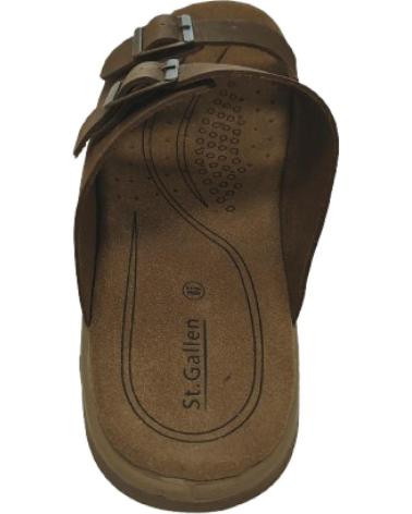 Sandali-eleganti-da-uomo-ST.-GALLEN-ST-GALLEN-SANDALIA-DE-PIEL-ENGRASADA-CON-TIRAS-MARRÓN-MARRóN