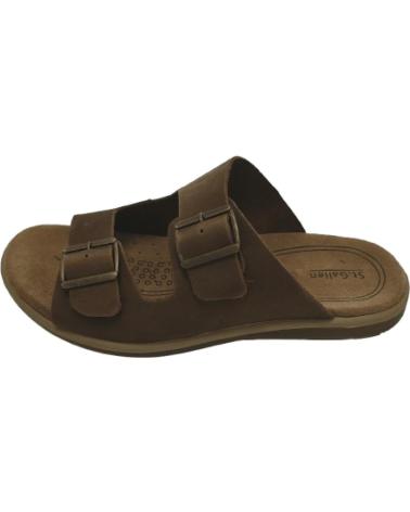 Sandali-eleganti-da-uomo-ST.-GALLEN-ST-GALLEN-SANDALIA-DE-PIEL-ENGRASADA-CON-TIRAS-MARRÓN-MARRóN