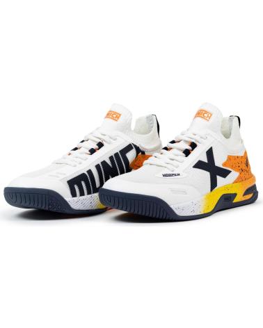 ZAPATILLAS MUNICH HOOPER 08 BALONMANO BLANCO NARANJA BLANCO-NARANJA